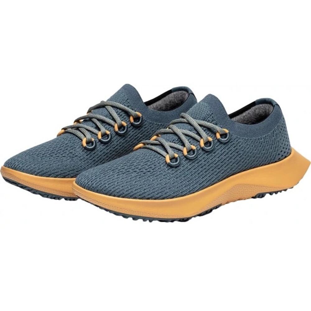 All birds Men's Tree Runner Shoes teal with forage tan soles